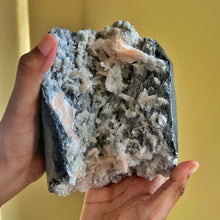 Load image into Gallery viewer, Apophyllite with Stilbite &amp; Chalecodony - 2307 Gm