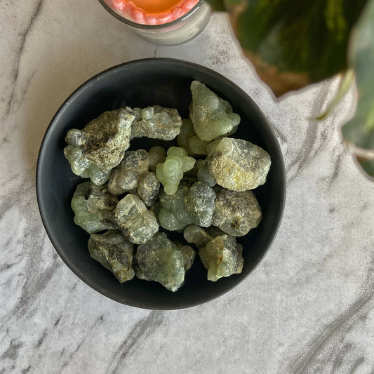 Raw Prehnite | Stone For Psychics And Intuitive Readers Crystal & Stones