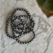Load image into Gallery viewer, Hematite Bead Bracelet | Protection &amp; Grounding
