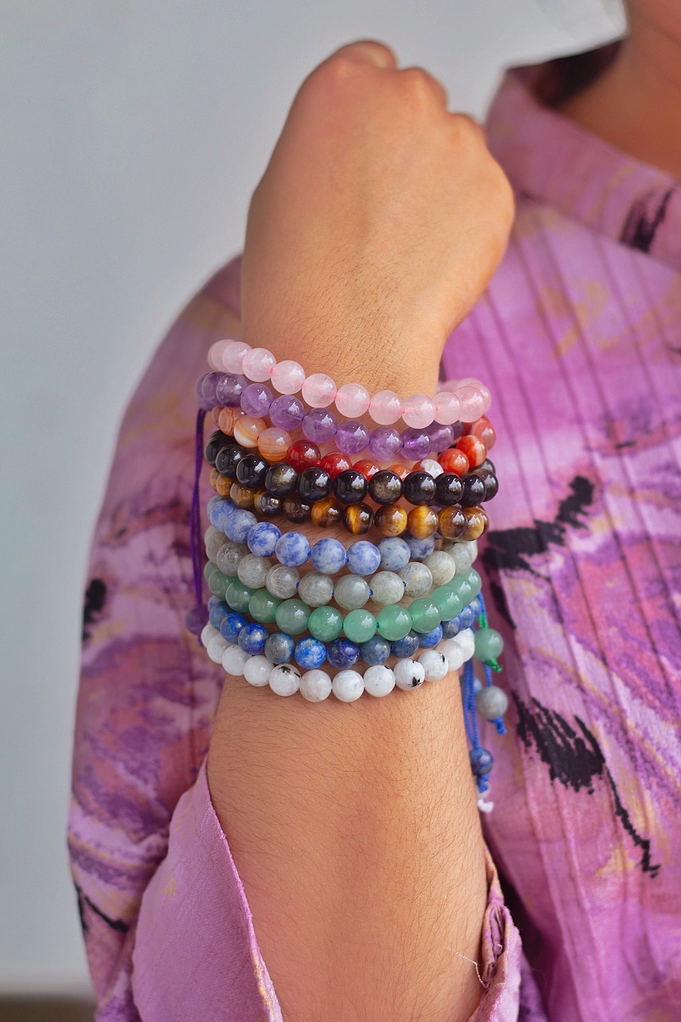 Customised Crystal Bracelet | Choose the Beads & Customise your Size