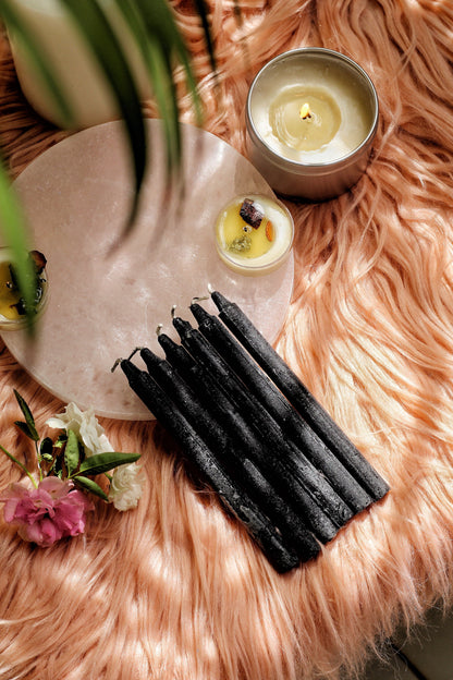 Black Candle | Spell Work - Set Of 25 50 100 200