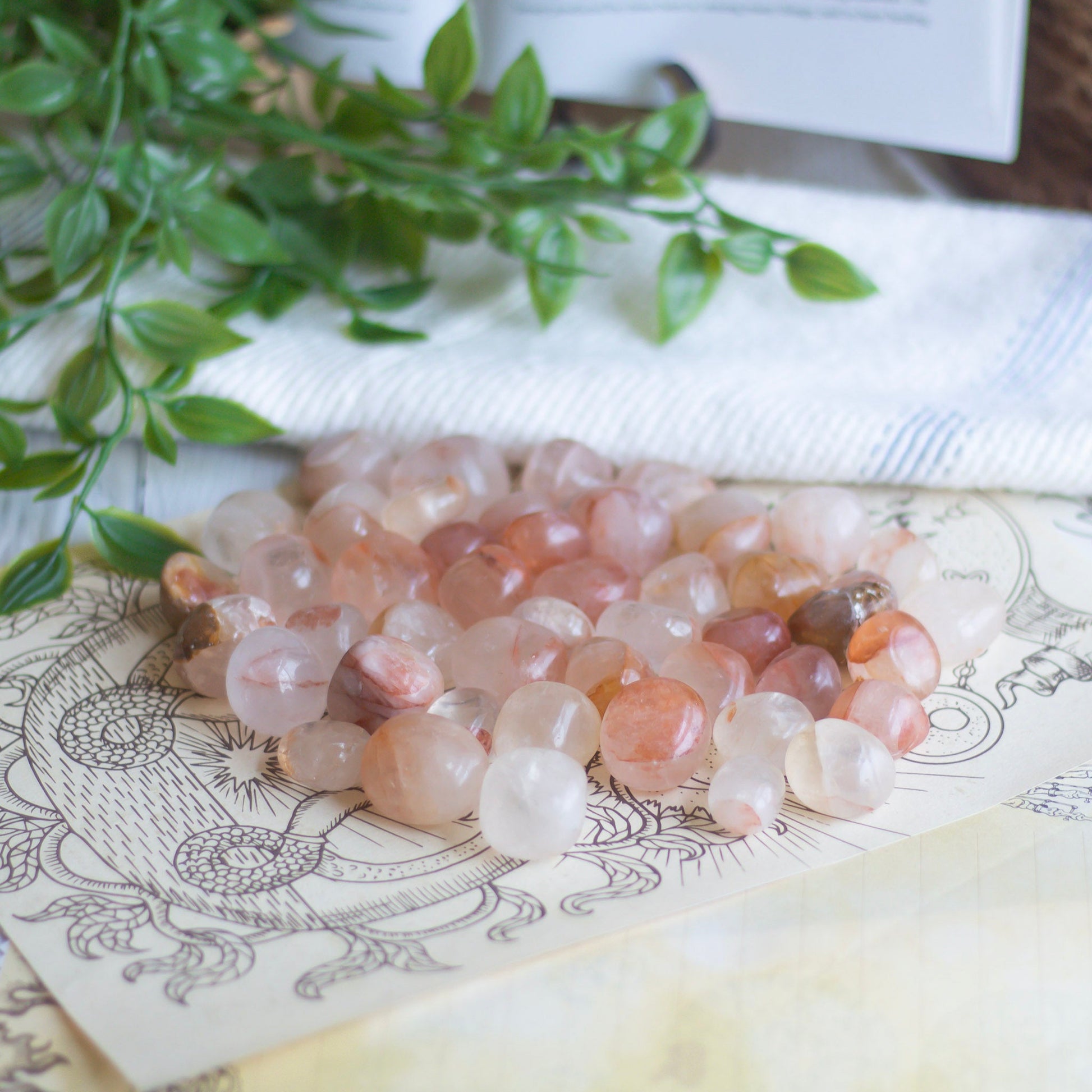 Fire Quartz Tumble | Self Worth & Esteem Crystal Stones