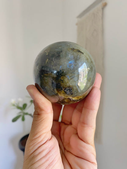 Labradorite Sphere Crystal & Stones