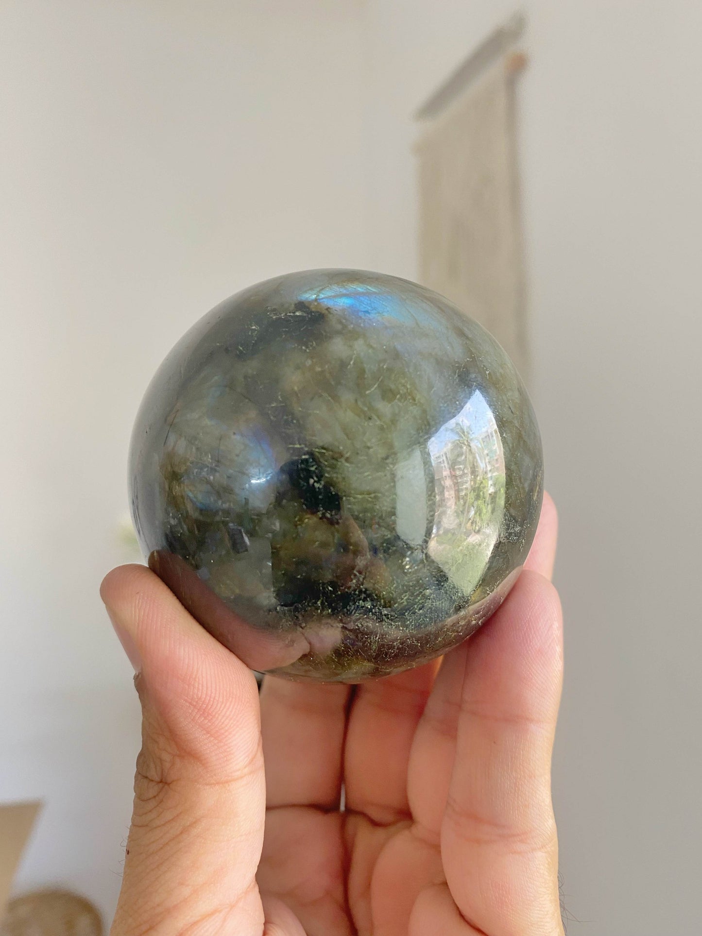 Labradorite Sphere Crystal & Stones
