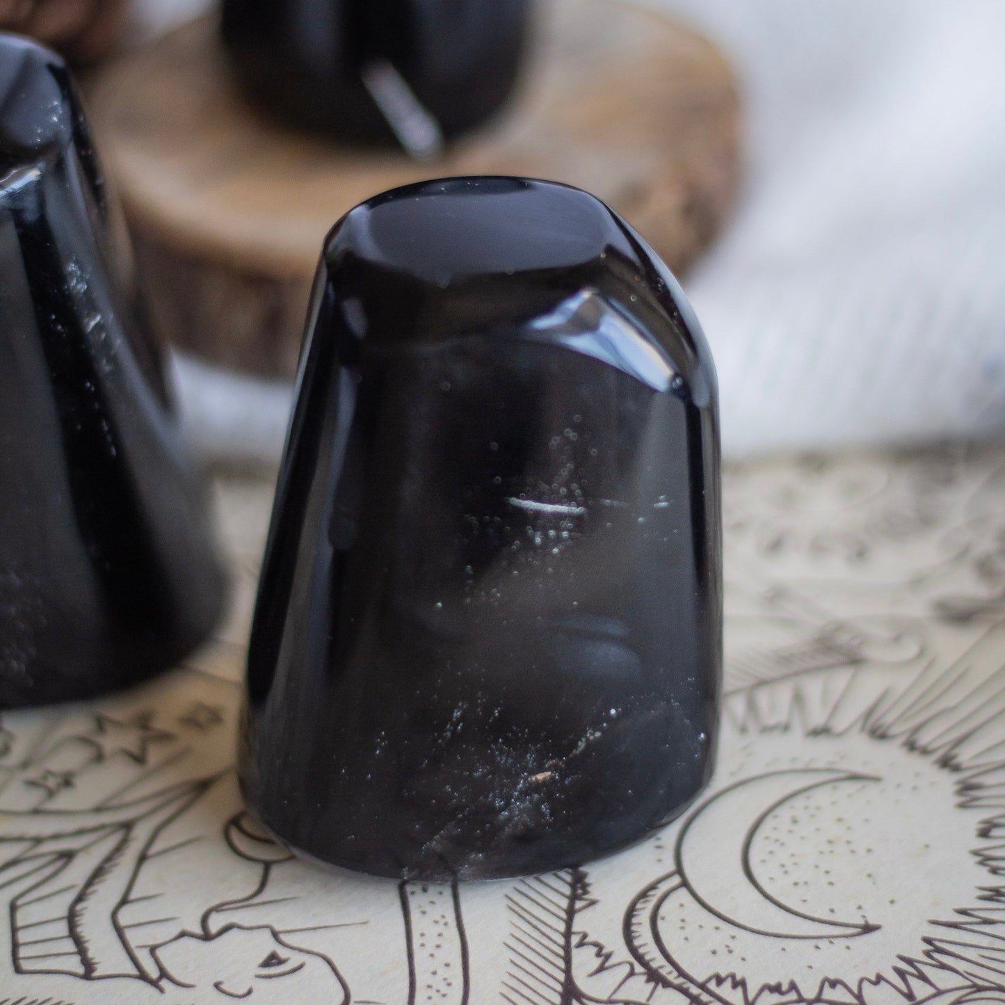 Black Tourmaline Free Form | Medium Size Crystal & Stones