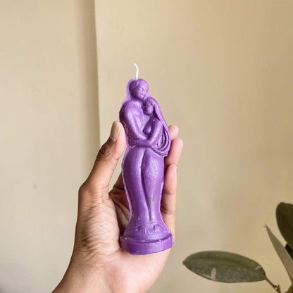 Purple Couple Candle