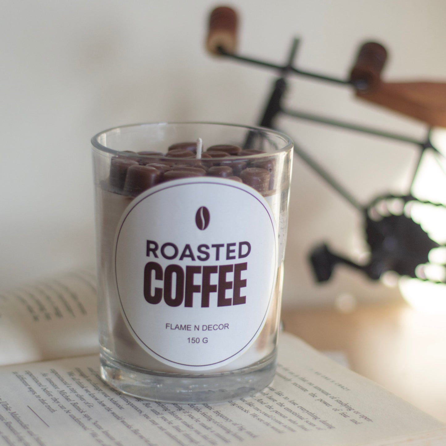 Roasted Coffee Soy Scented Candle | 170 Gm