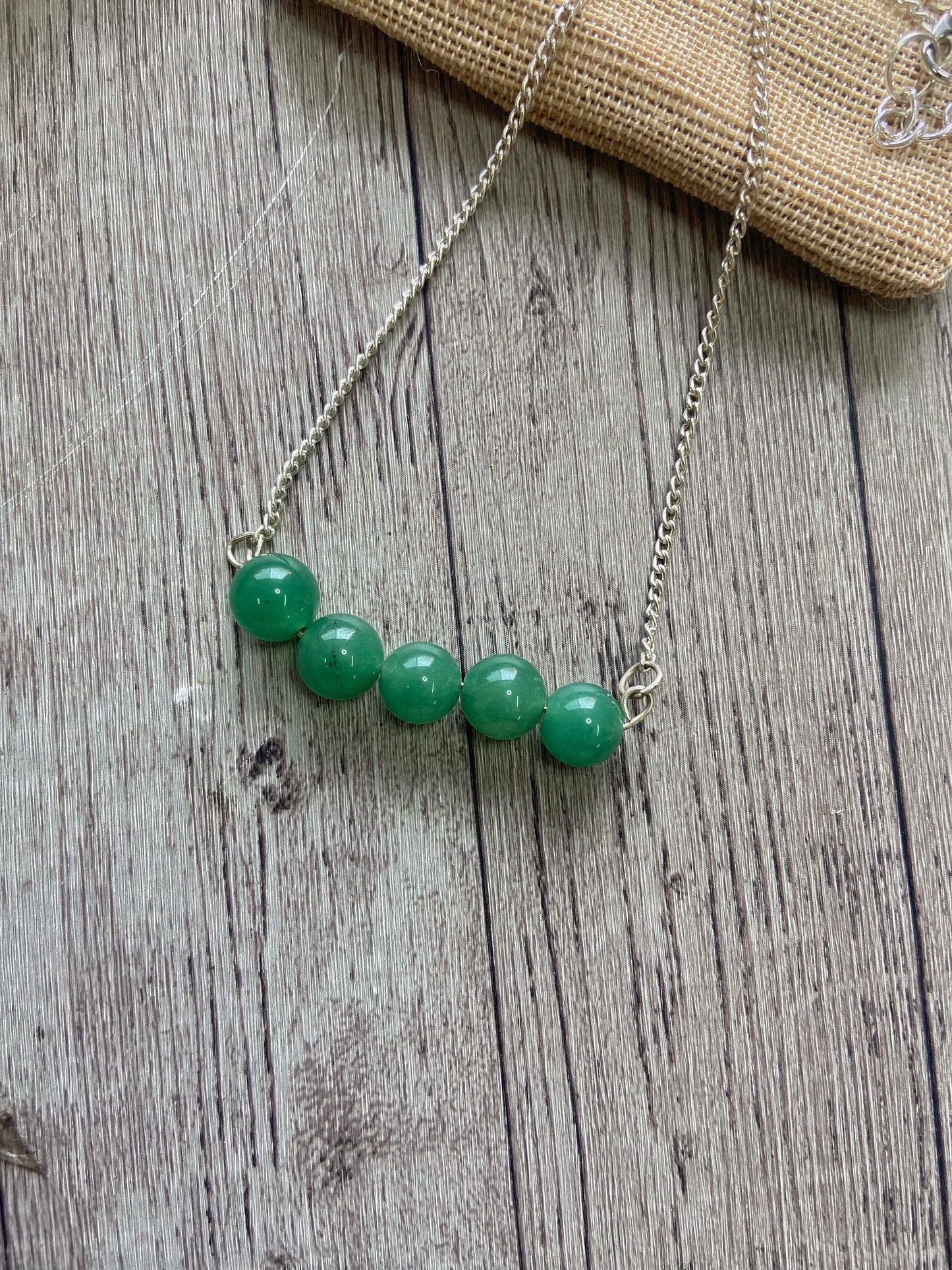 Green Aventurine Necklace | Luck & Abundance Crystal Jewellery