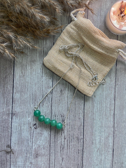 Green Aventurine Necklace | Luck & Abundance Crystal Jewellery