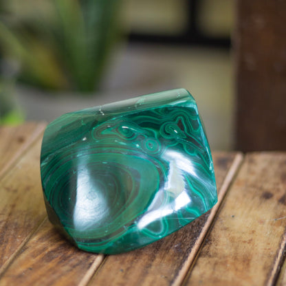 Malachite Free Form - 1100 Gm | Stone Of Protection & Encouragement Crystal Stones