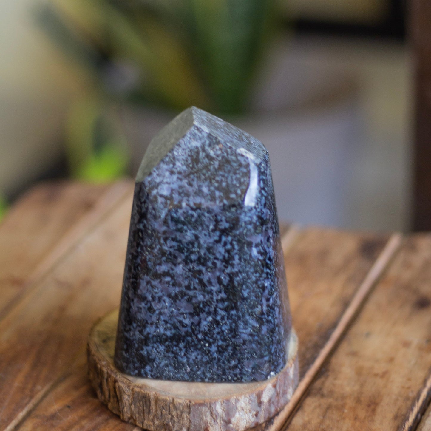 Indigo Gabbro - 750 Gm | Mystic Merlinite| Enhance Spiritual And Intuitive Abilities Crystal &