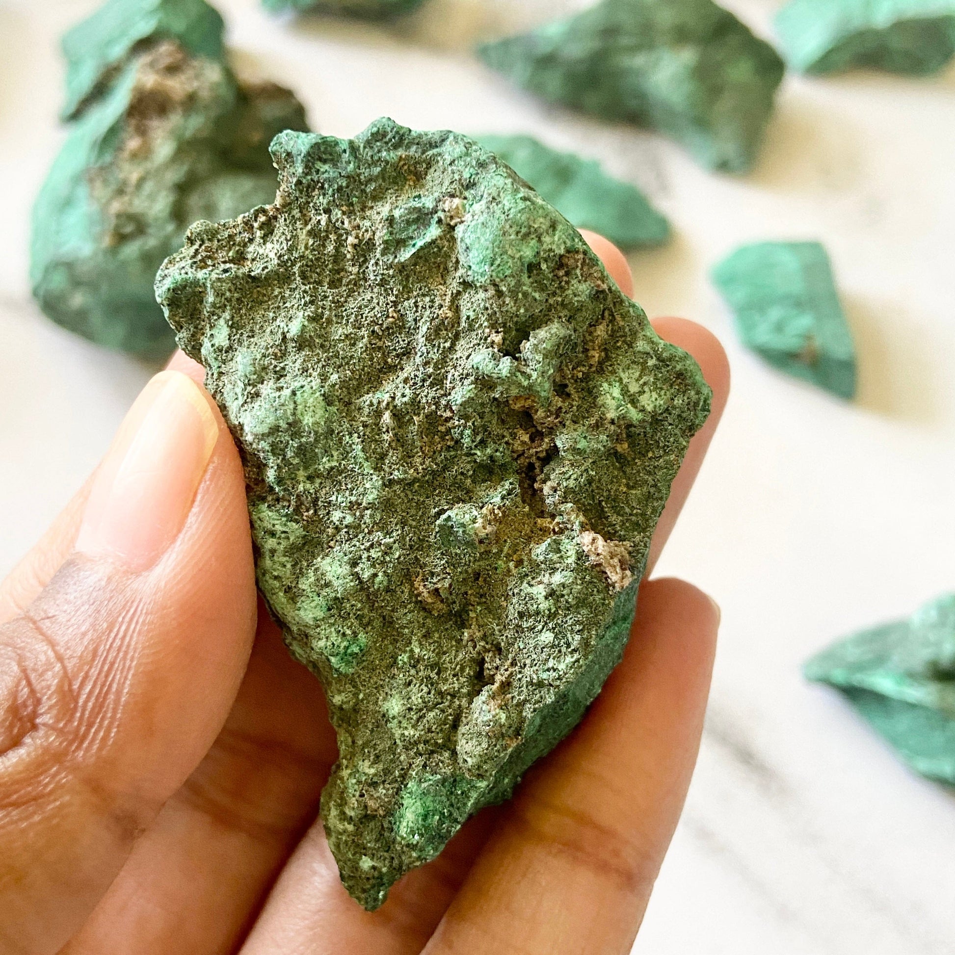 Malachite Raw - 42 Gm | Stone Of Protection & Encouragement Crystal Stones