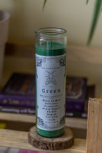 Load image into Gallery viewer, Green Tall Glass Candle | Soy Wax