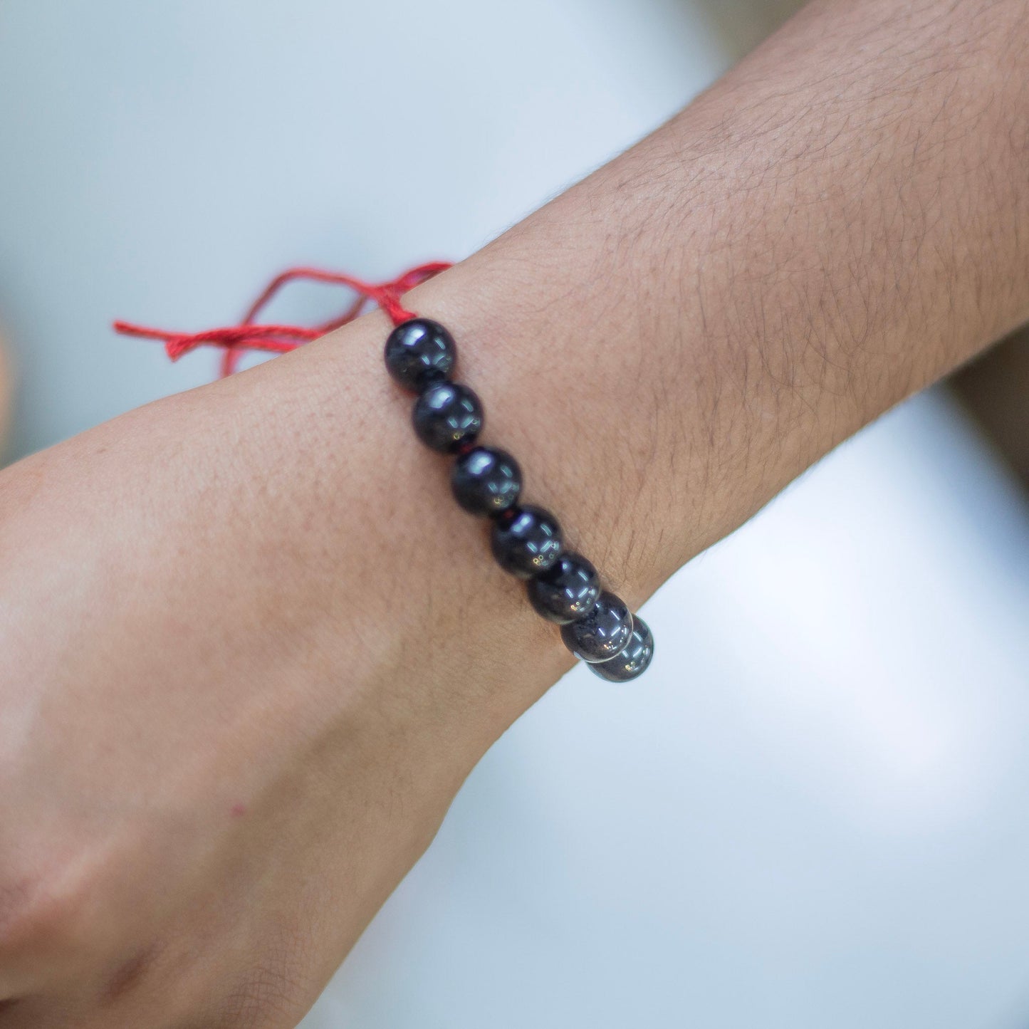 Black Tourmaline Bead Rakhi Crystal & Stones