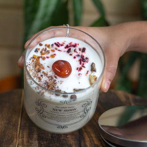 New Moon Intention Candle | Ritual Candle