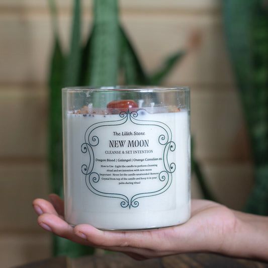 New Moon Intention Candle | Ritual Candles