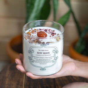 New Moon Intention Candle | Ritual Candle