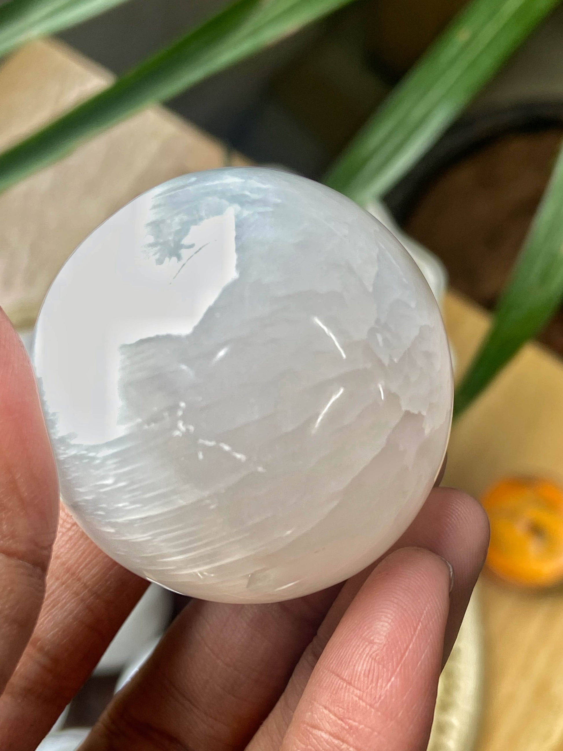 Selenite Standard Size Sphere | Crystal - 1 Piece