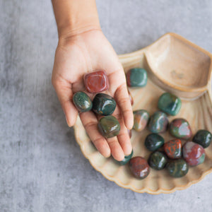 Bloodstone Tumble | Stone for Getting rid of anxiety & depression