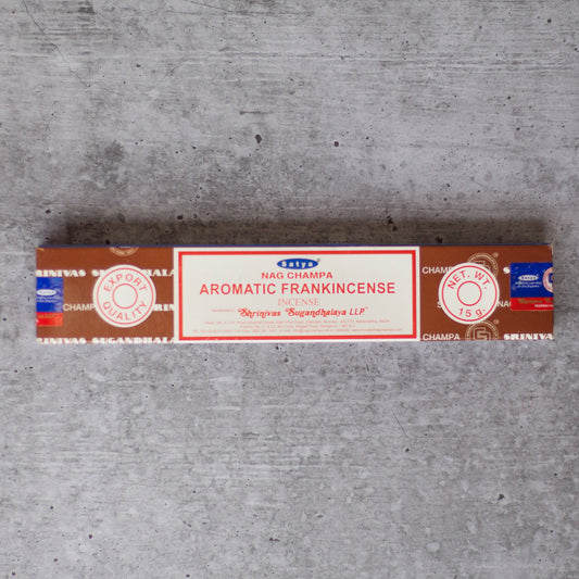 Satya Aromatic Frankincense Incense Stick | Set Of 5 Packets