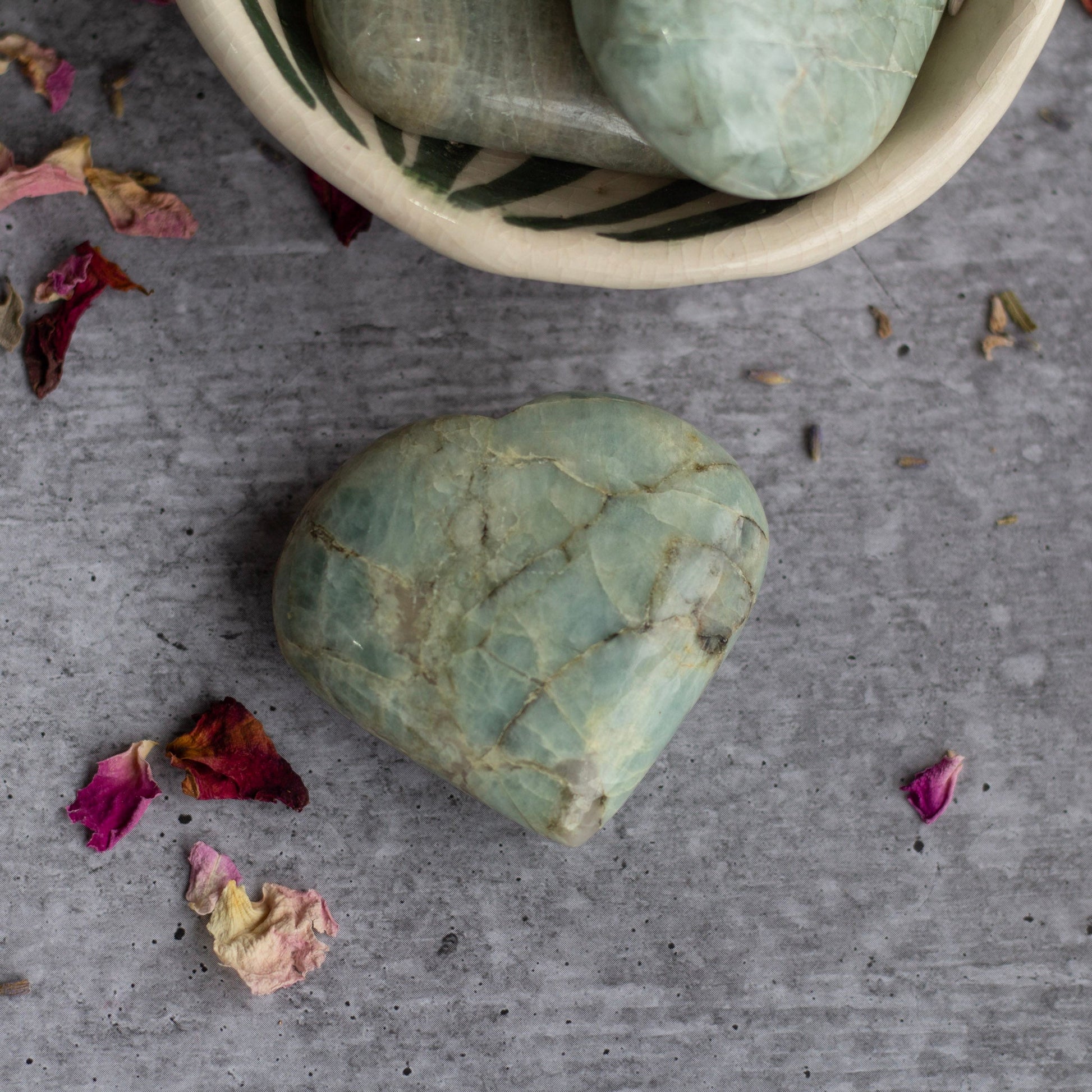 Aquamarine Heart | Expression & Communication Crystal Stones