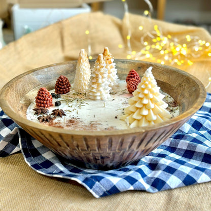 Warm & Cozy Land Large Bowl Soy Scented Candle | Huge Candle