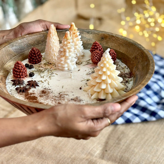 Warm & Cozy Land Large Bowl Soy Scented Candle | Huge Candle