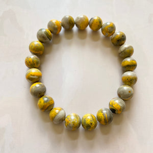 Superior Quality Bumblebee Jasper Bead Bracelet