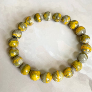 Superior Quality Bumblebee Jasper Bead Bracelet