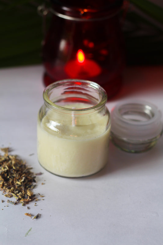 Lavender Aroma Soy Jar Candle (100 Gram Soy)