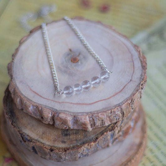 Clear Quartz Beads Necklace | Master Healer Crystal & Stones