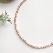 Load image into Gallery viewer, Sunstone mini beads necklace