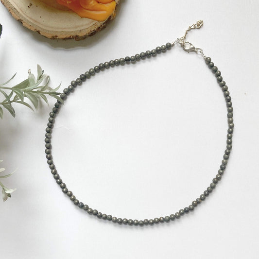 Pyrite Mini Beads Necklace Crystal Jewellery
