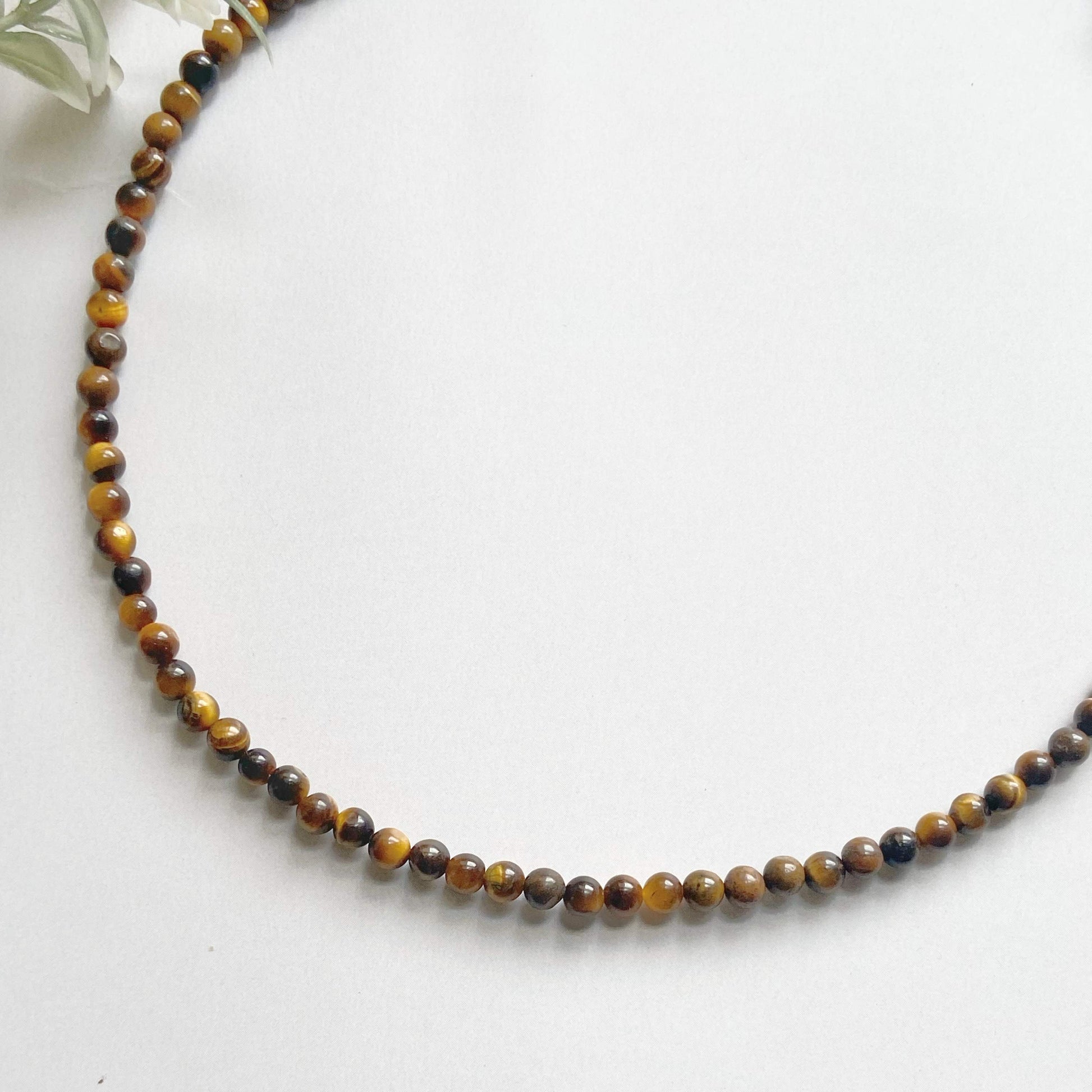 Tigers Eye Mini Beads Necklace Crystal Jewellery