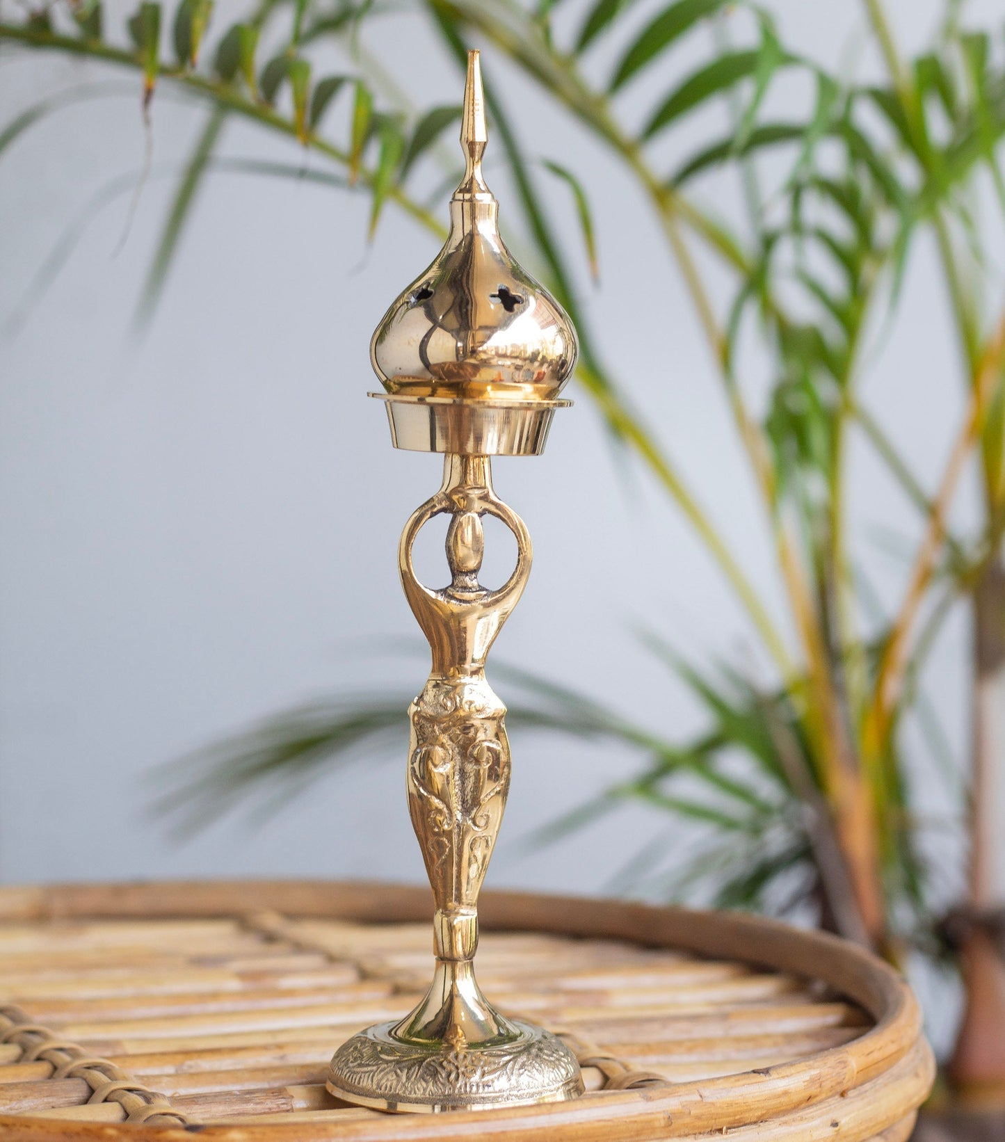 Goddess Figurine Brass Incense Burner Altarware | Altar