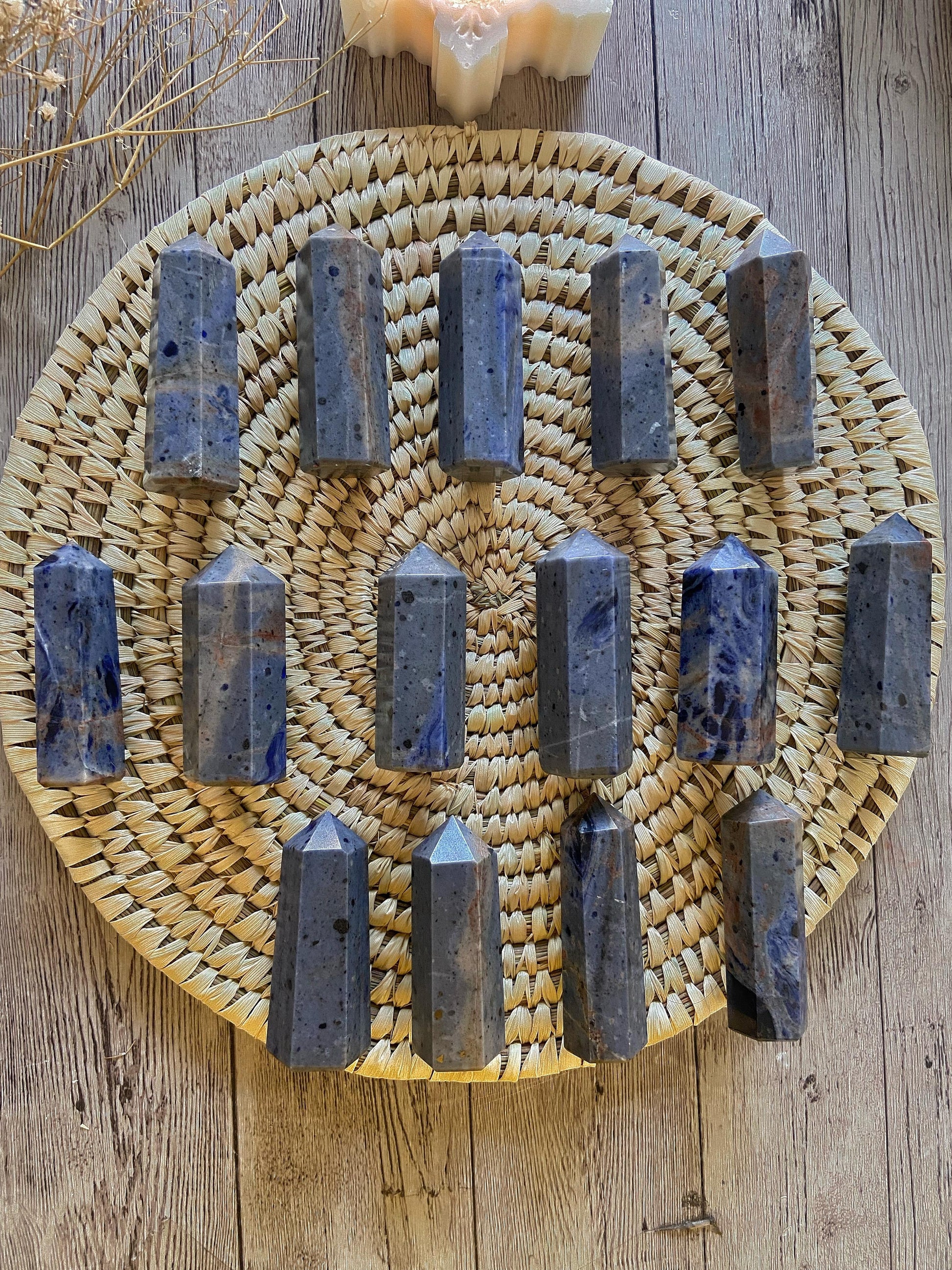 Sodalite Mini Point | Intution & Self Acceptance Crystal Stones