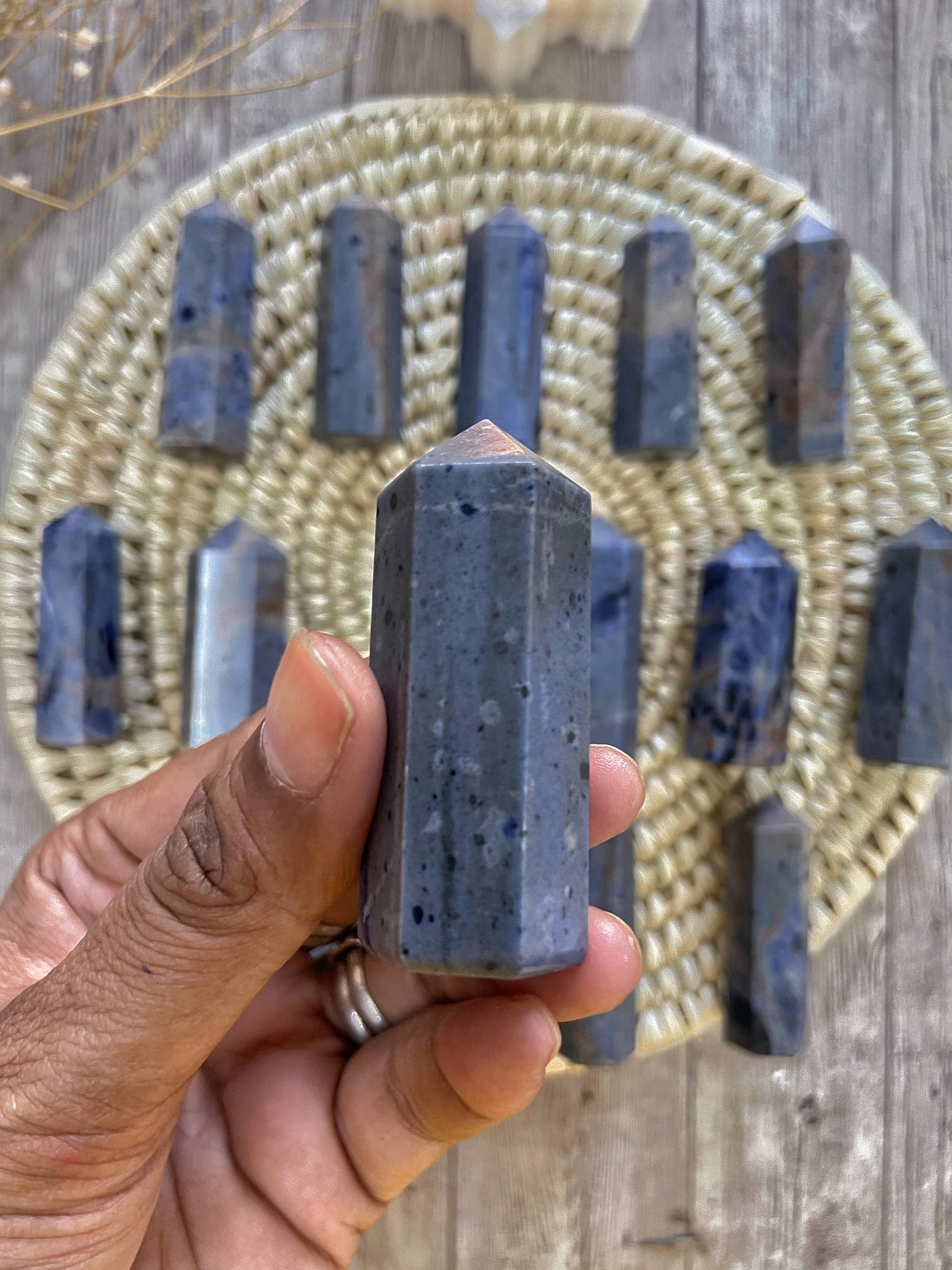 Sodalite Mini Point | Intution & Self Acceptance Crystal Stones