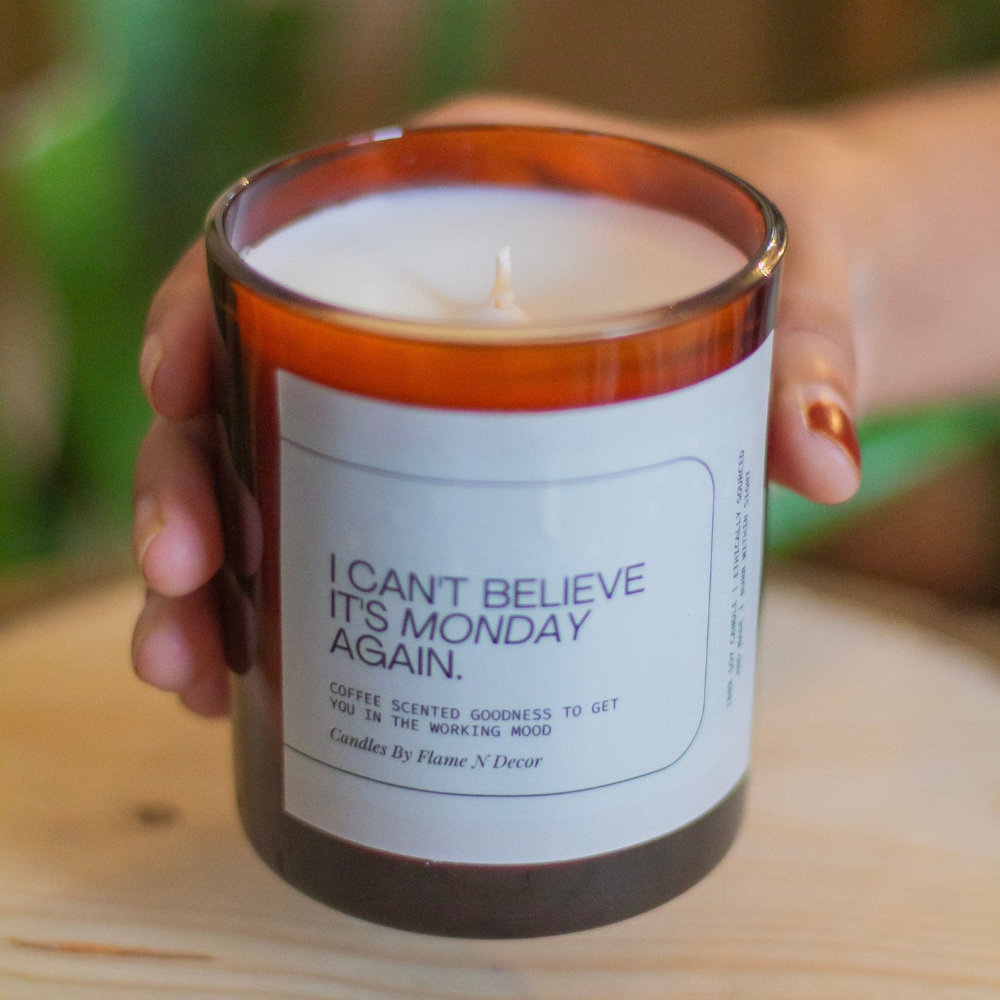 I can't belive, It's Monday again | Soy Candle