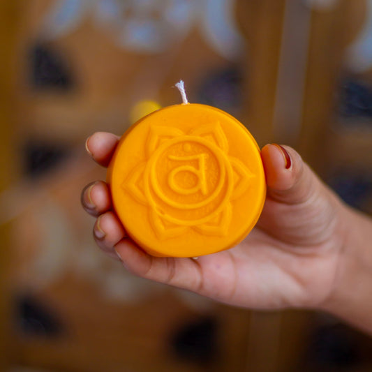Orange Sacral Chakra Decorative Candle Candles