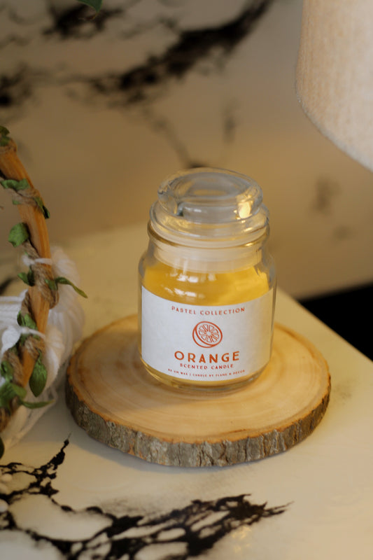 Orange Cookie Jar Candle set of 2