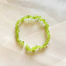 Load image into Gallery viewer, Peridot Chips Bracelet | Help with night Terrors, Illusion &amp; evil eye