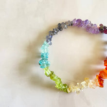 Load image into Gallery viewer, Seven Chakra Chips Bracelet