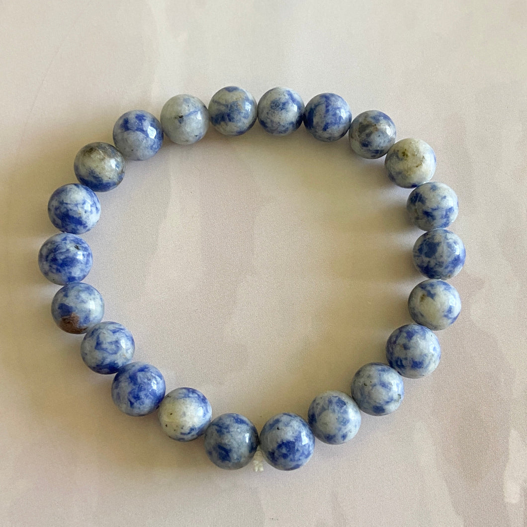Sodalite Bead Bracelet | Stone for Emotional Balance