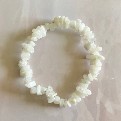 Rainbow Moonstone Chips Bracelet | Cultivates Compassion & empathy