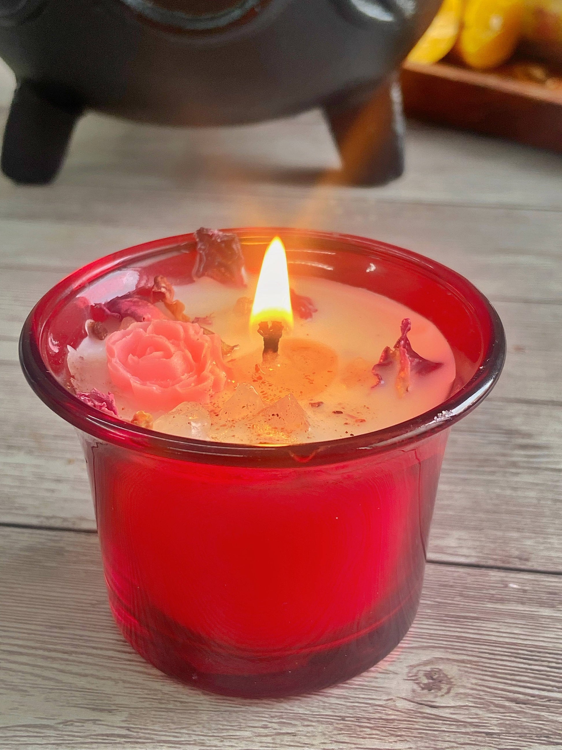 Tinted Mini Votives - Set Of 4 Candles