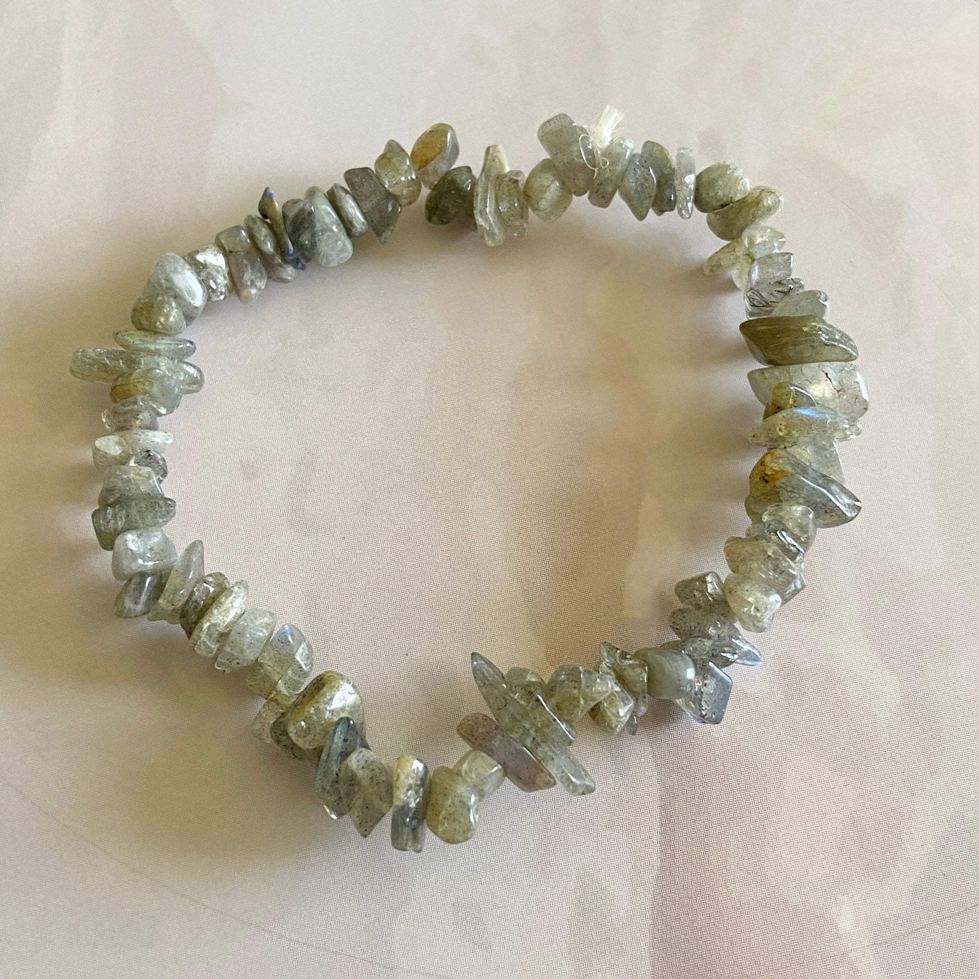 Labradorite Chips Bracelet | Psychic Abilities & Intuition Crystal Stones