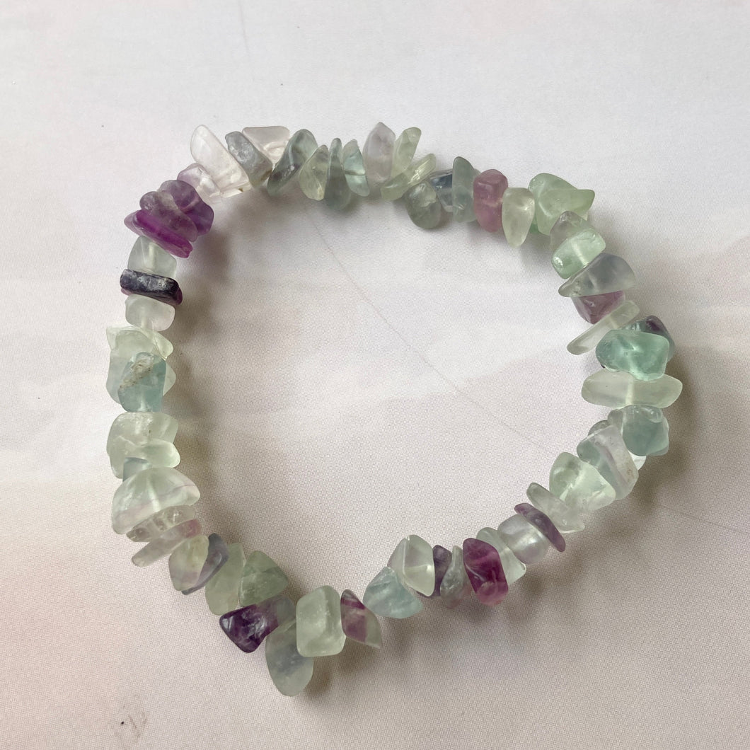 Fluorite Chips Bracelet | Improve Concentration