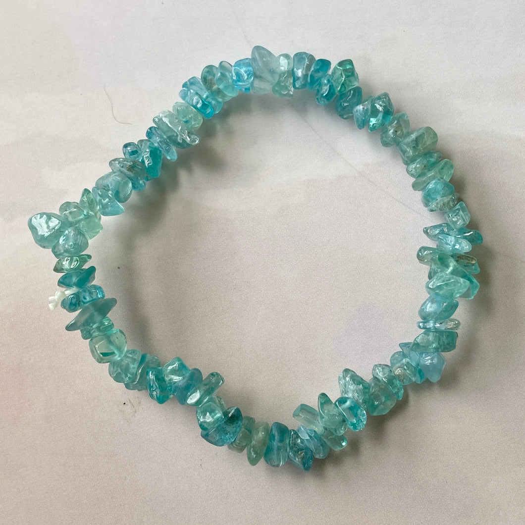 Apatite Chips Bracelet | Stone of Motivation