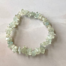 Load image into Gallery viewer, Aquamarine Chips Bracelet | Throat Chakra , Helps overcoming fear of Public Speaking