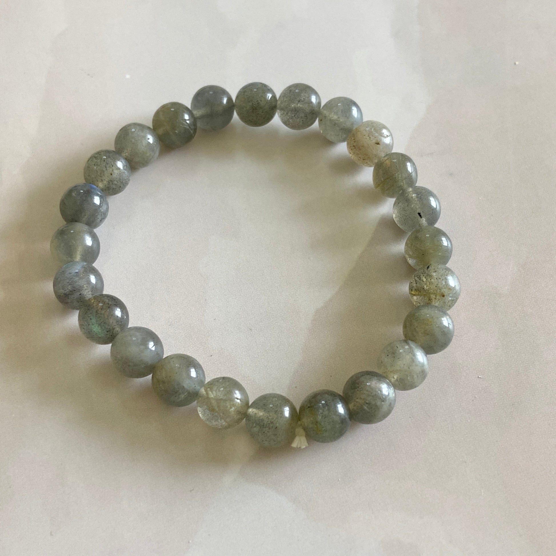 Labradorite Bead Bracelet Crystal & Stones